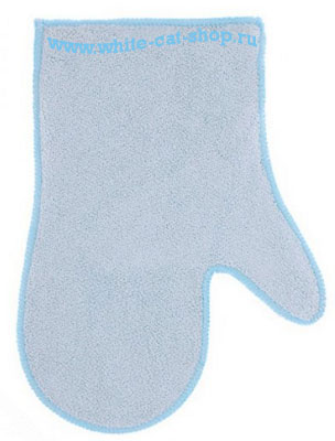  Универсальная салфетка-варежка для полировки из микрофибры с коротким ворсом L100303 (размер: 18,5х25 см)